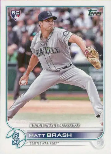 2022 Topps Update #US274 Matt Brash NM-MT Mariners ID:49013 - Baseball Card Single