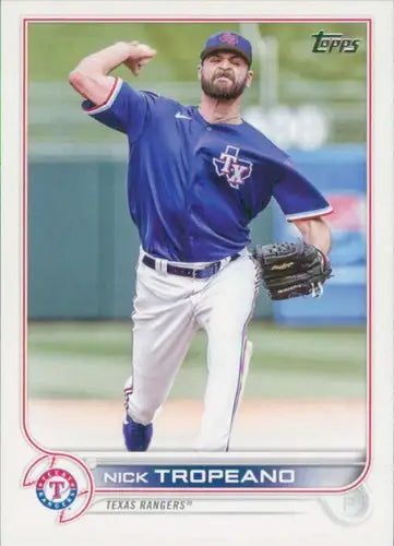 2022 Topps Update #US285 Nick Tropeano NM-MT Rangers ID:49002 - Baseball Card Single