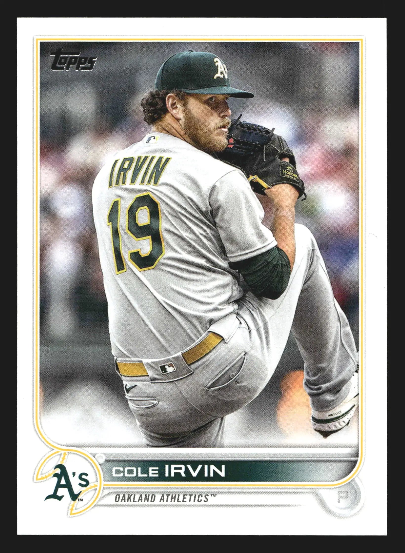 2022 Topps Update #US292 Cole Irvin Oakland Athletics - Baseball Card Single
