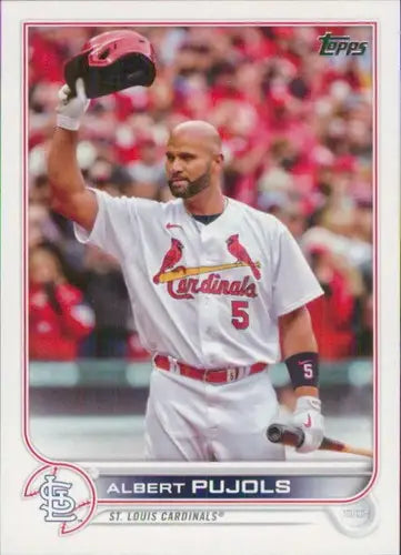 Original gloss 2022 Topps Update US300 Albert Pujols baseball card NM-MT Cardinals