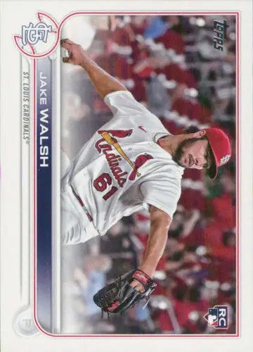 Baseball card US306 Jake Walsh Topps Update Rookie Cardinals ID 46996