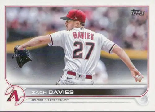 2022 Topps Update #US307 Zach Davies NM-MT Diamondbacks ID:46983 - Baseball Card Single
