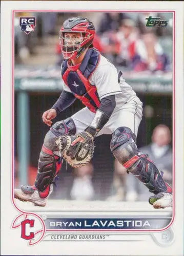 Baseball card US317 Bryan Lavastida Topps Update 2022 Rookie Guardians ID 47398