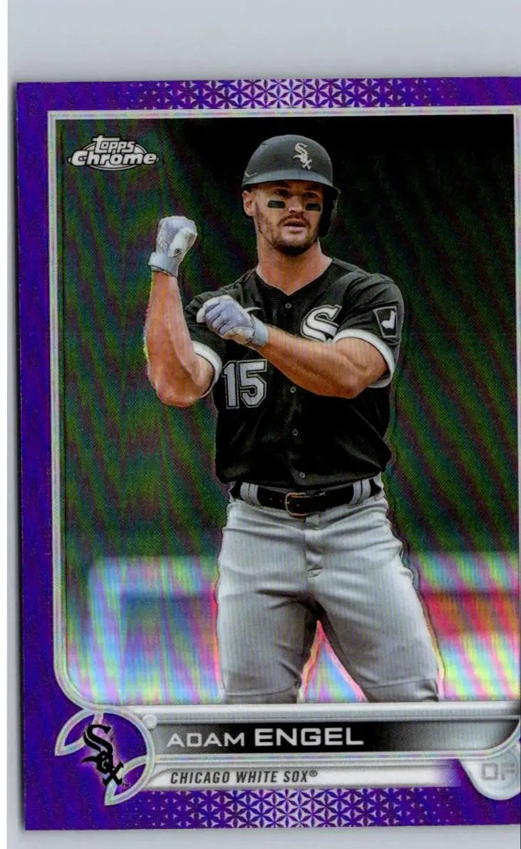 Adam Engel baseball card 2022 Topps Update US323 Adam Engel Purple collectible