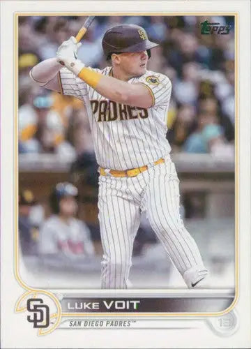 2022 Topps Update US36 Luke Voit Padres baseball card with original gloss NM-MT