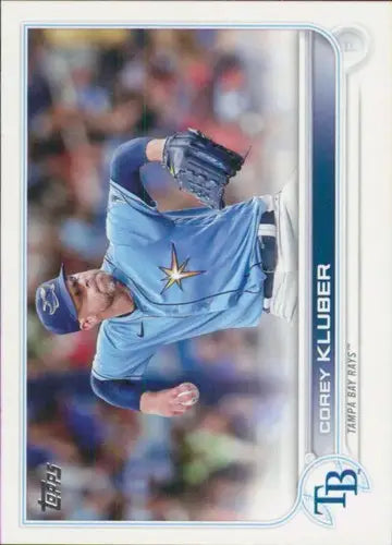 2022 Topps Update #US37 Corey Kluber NM-MT Rays ID:47475 - Baseball Card Single