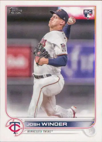 2022 Topps Update US6 Josh Winder rookie baseball card Twins ID 47137