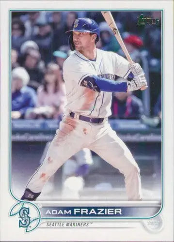 Original gloss baseball trading card featuring US60 Adam Frazier of the Seattle Mariners