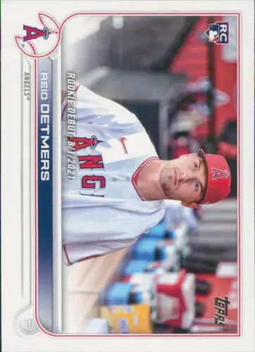 Original gloss of 2022 Topps Update US62 Reid Detmers rookie baseball card