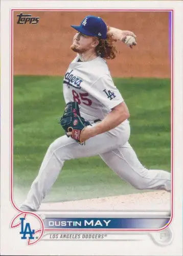 2022 Topps Update #US7 Dustin May NM-MT Dodgers ID:47365 - Baseball Card Single