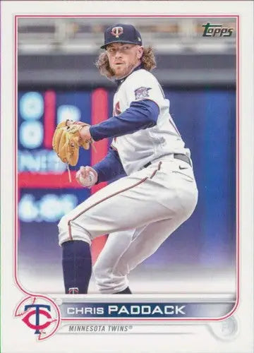 2022 Topps Update Chris Paddack baseball card with original gloss Twins ID 47380