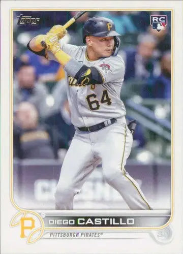 2022 Topps Update #US85 Diego Castillo NM-MT RC Rookie Pirates ID:47369 - Baseball Card Single