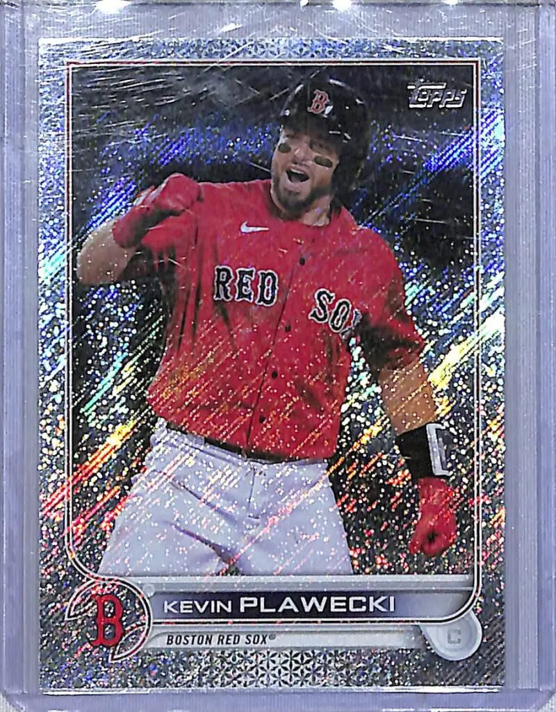 2022 Topps Walmart Foilboard #393 Kevin Plawecki NM-MT 338/875 Boston Red Sox - Baseball Card Single