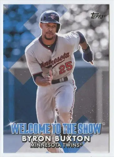 Original gloss Byron Buxton baseball card 2022 Topps Welcome to the Show WTTS-34