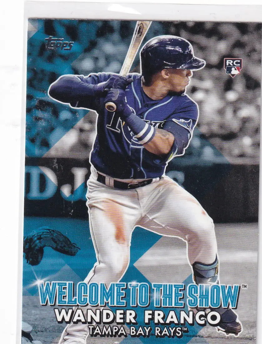 2022 TOPPS #WTTS-25 WANDER FRANCO WELCOME TO THE SHOW- TAMPA BAY RAYS - Baseball Card Single