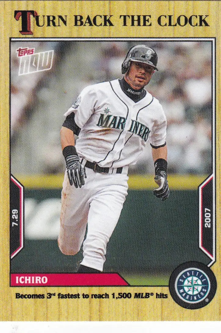 2022 TURN BACK THE CLOCK #121 ICHIRO- SEATTLE MARINERS - Baseball Card Single