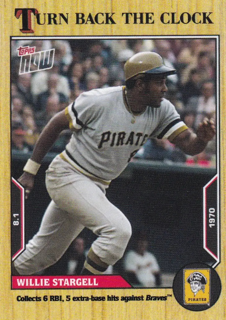 2022 TURN BACK THE CLOCK #124 WILLIE STARGELL- PITTSBURGH PIRATES - Baseball Card Single