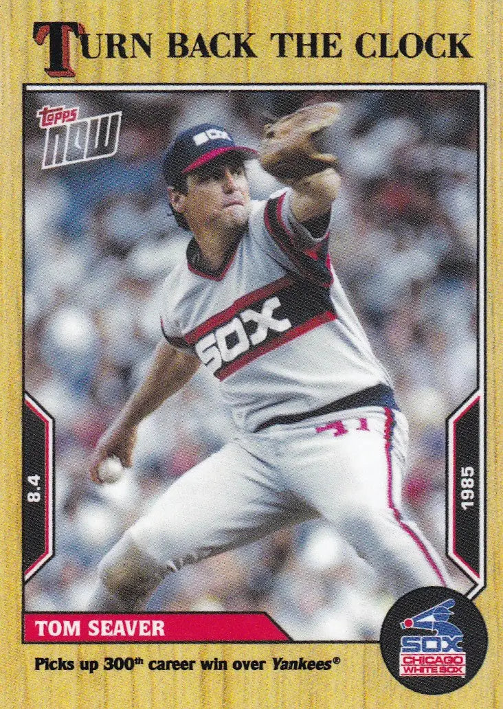 2022 TURN BACK THE CLOCK #127 TOM SEAVER- CHICAGO WHITE SOX - Baseball Card Single