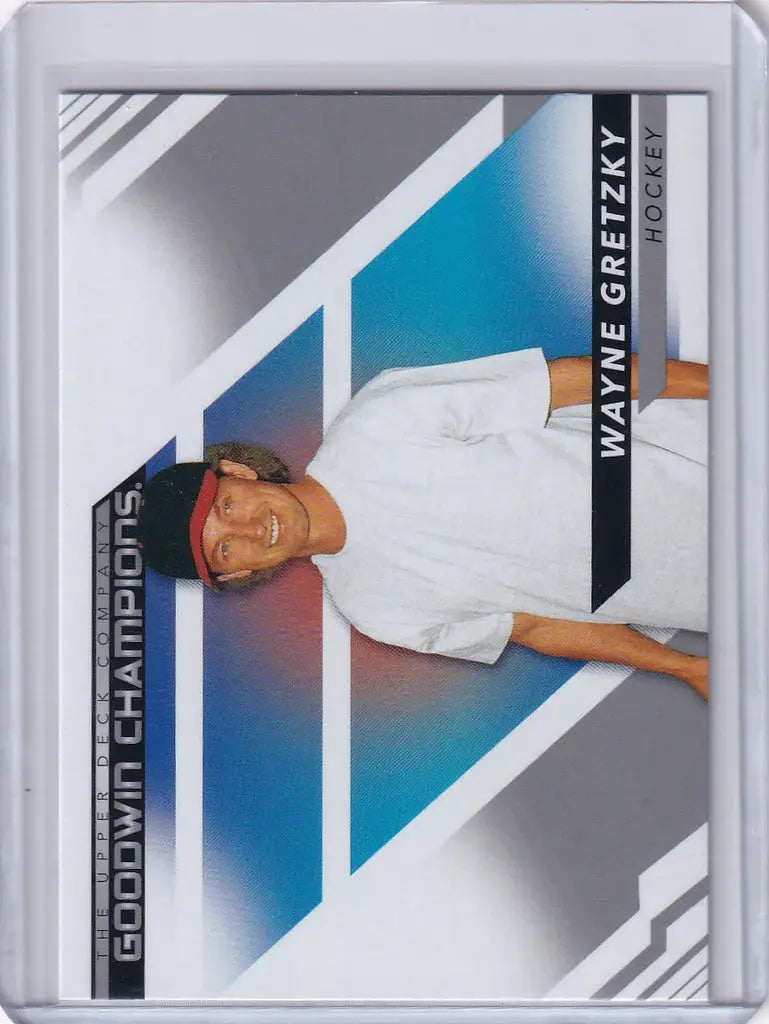 Baseball trading card of Wayne Gretzky from Upper Deck Goodwin series