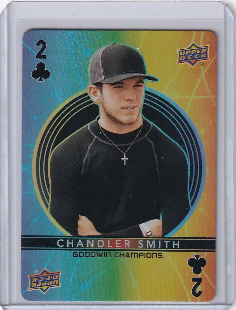 Baseball trading card of Chandler Smith from Upper Deck Goodwin Playing Cards