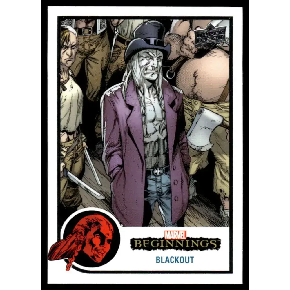 2022 Upper Deck Marvel Beginnings Vol. 2 Series 1 #124 Blackout NonSport - Marvel Card Single