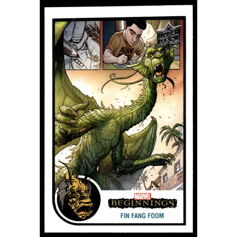 2022 Upper Deck Marvel Beginnings Vol. 2 Series 1 #3 Fin Fang Foom NonSport - Marvel Card Single
