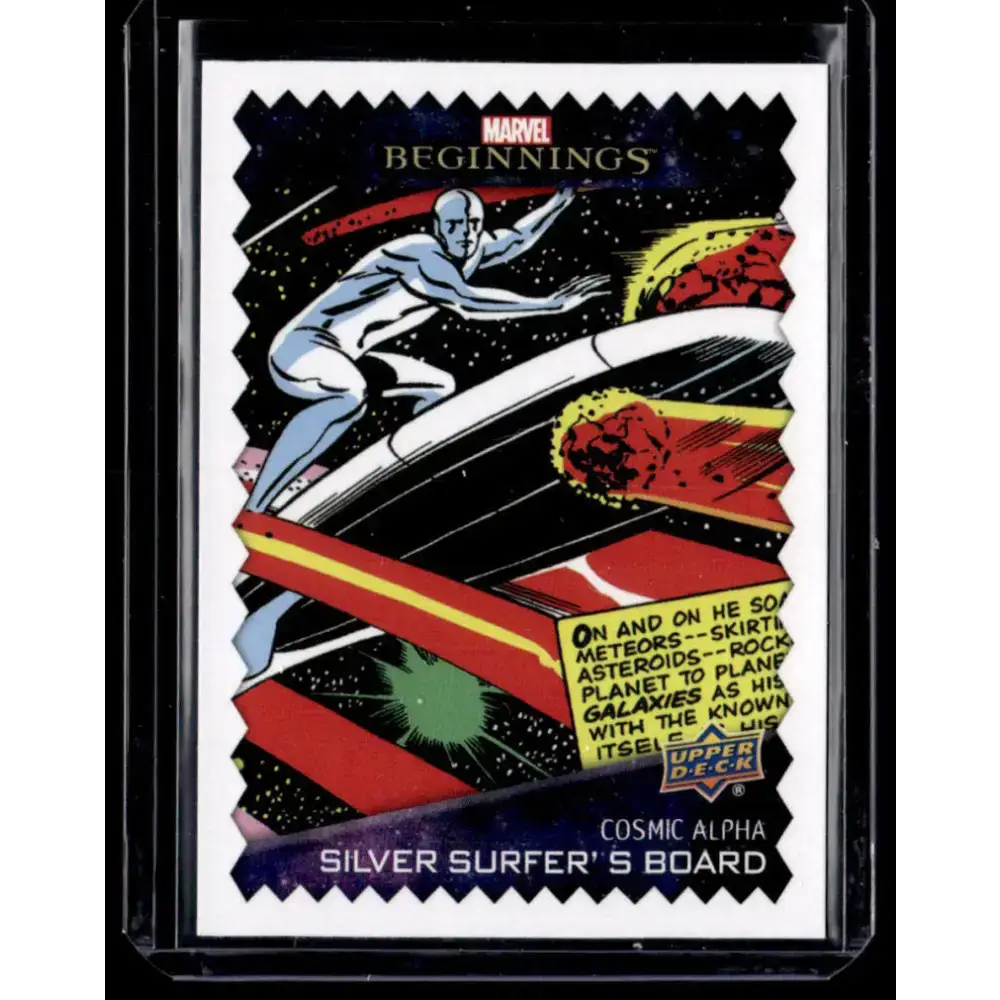 2022 Upper Deck Marvel Beginnings Vol. 2 Series 1 Cosmic Alpha #CA2 Silver Surfer’s Board NM-MT NonSport Card - Marvel