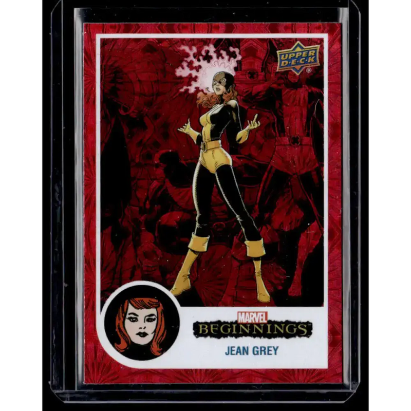 2022 Upper Deck Marvel Beginnings Vol. 2 Series 1 Red Supernova #18 Jean Grey NM-MT NonSport Card - Marvel Card Single