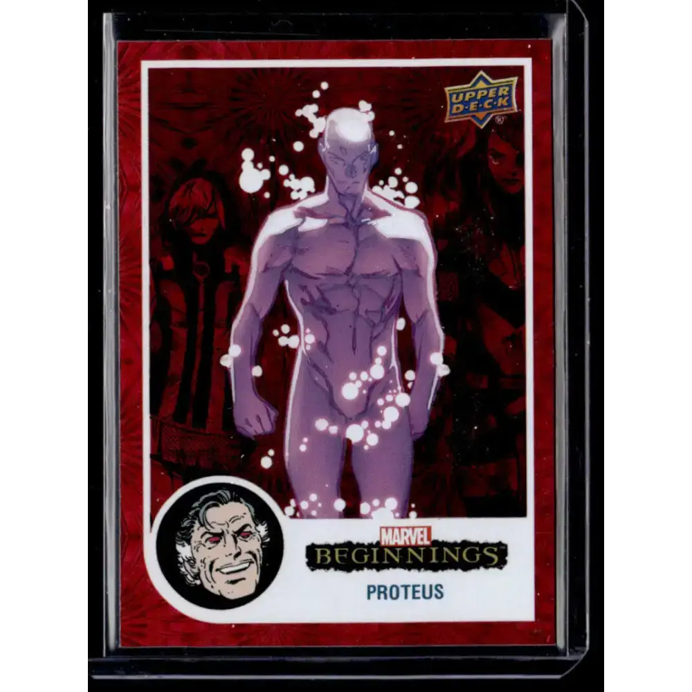 2022 Upper Deck Marvel Beginnings Vol. 2 Series 1 Red Supernova #90 Proteus NM-MT NonSport Card - Marvel Card Single