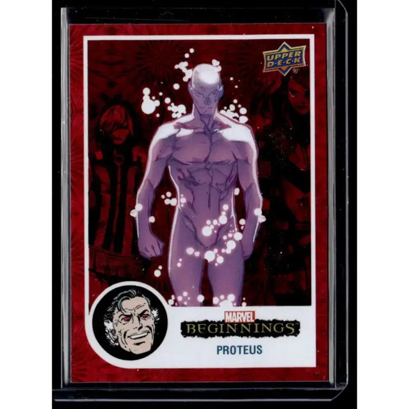 2022 Upper Deck Marvel Beginnings Vol. 2 Series 1 Red Supernova #90 Proteus NM-MT NonSport Card - Marvel Card Single
