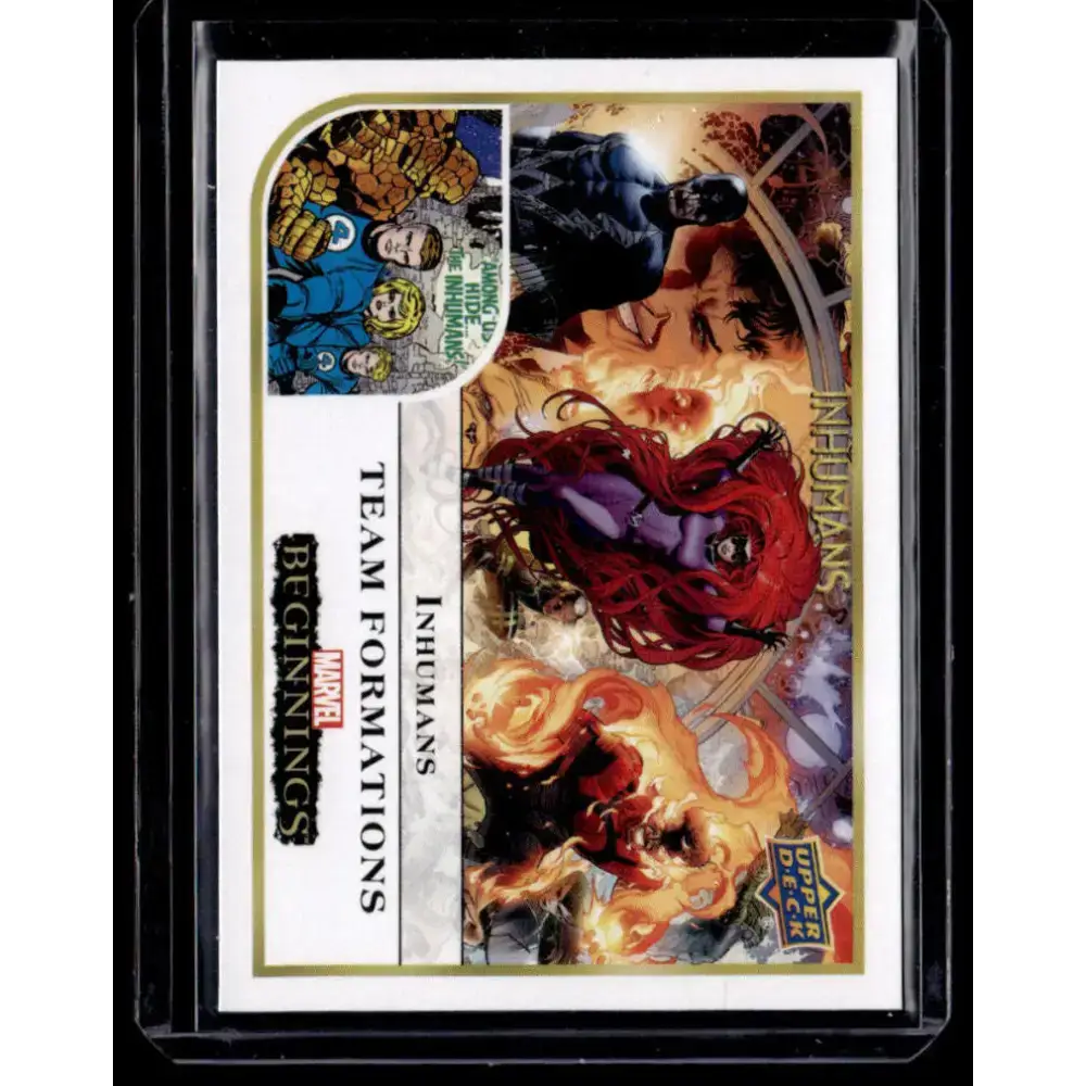 2022 Upper Deck Marvel Beginnings Vol. 2 Series 1 Team Formations #TF8 Inhumans NM-MT NonSport Card - Marvel Card Single