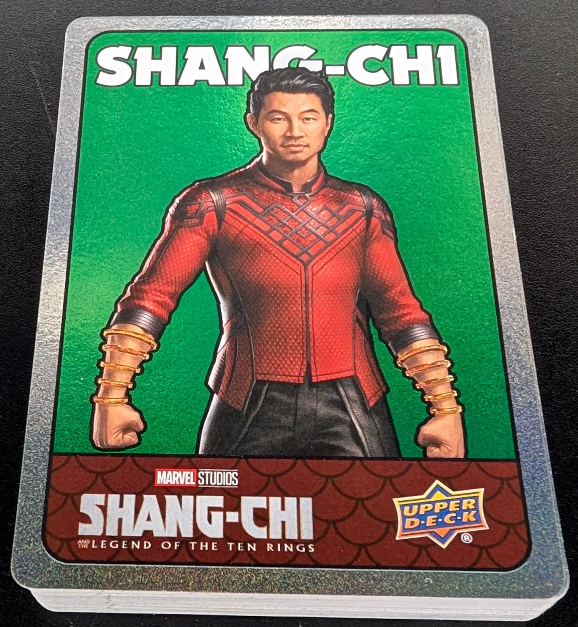 2022 Upper Deck Marvel Shang-Chi 30 Card Green Parallel Spectromatic Stickers Set SS-1 to SS-30 - Marvel Card Single