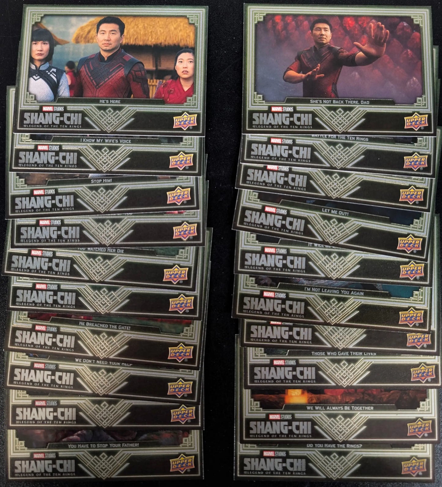 2022 Upper Deck Marvel Shang-Chi Complete 20 Card High Number Set 51 to 70 - Marvel Card Single