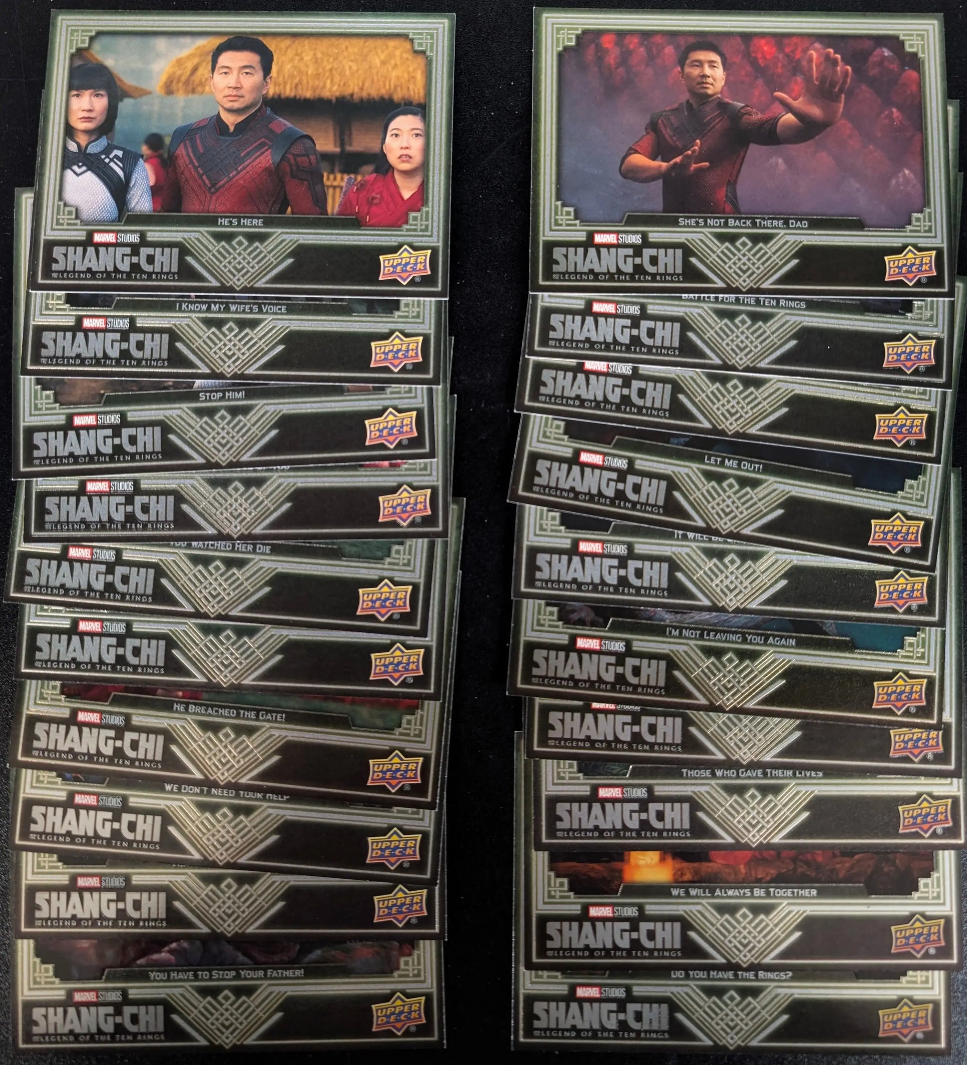 2022 Upper Deck Marvel Shang-Chi Complete 20 Card High Number Set 51 to 70 - Marvel Card Single