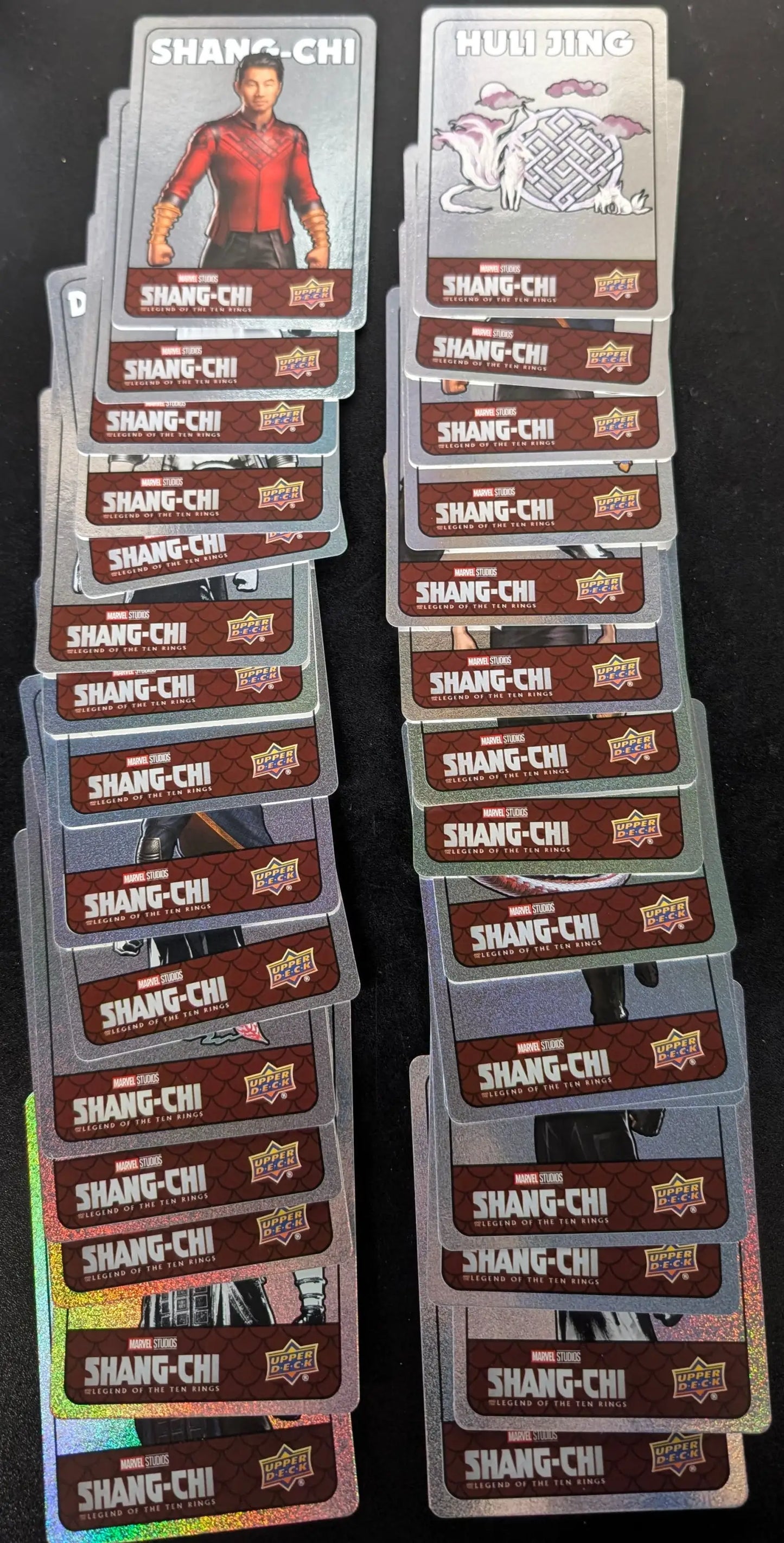 2022 Upper Deck Marvel Shang-Chi Complete 30 Card Spectromatic Stickers Set SS-1 to SS-30 - Non-Sports Card Single