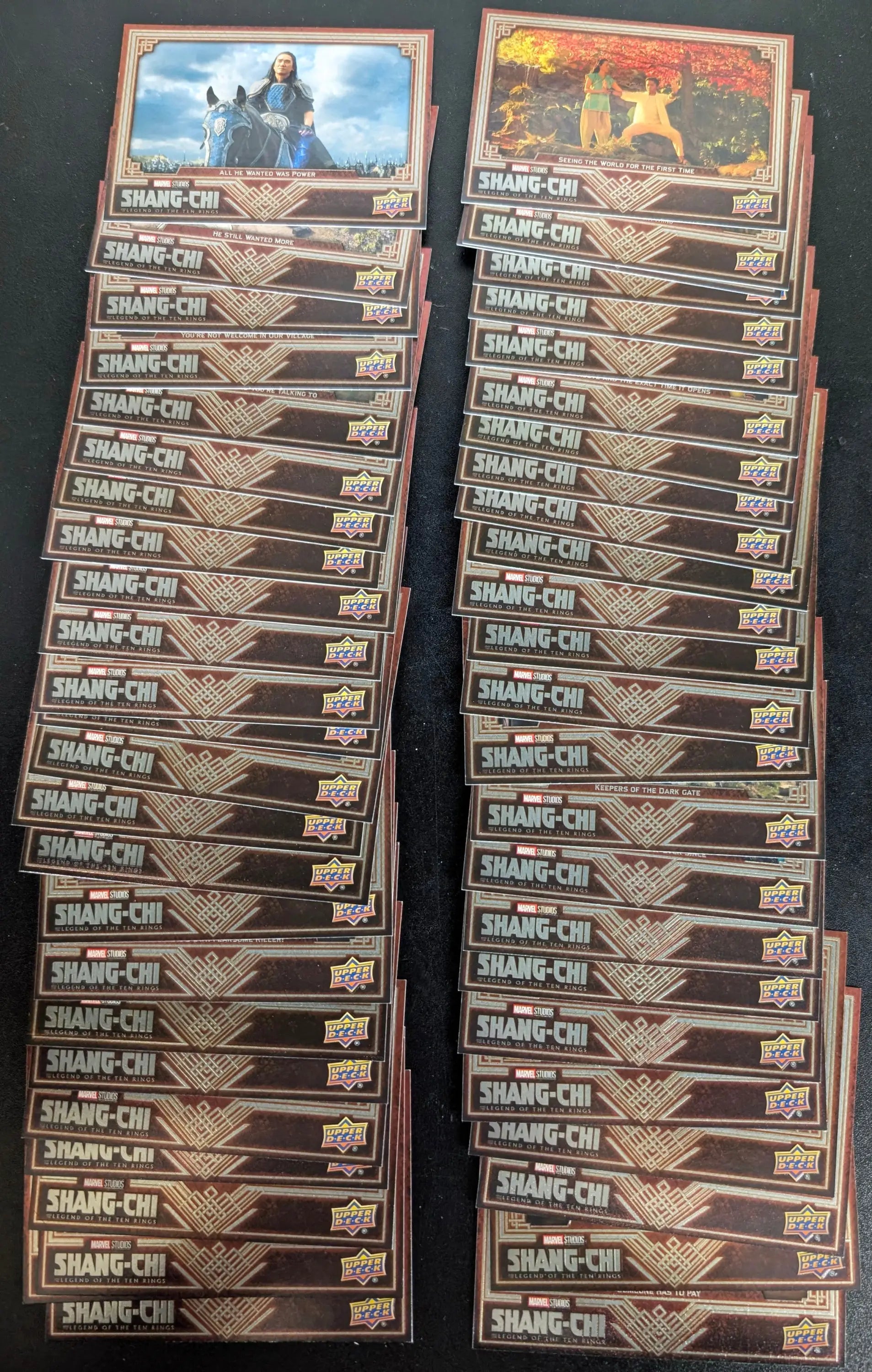 2022 Upper Deck Marvel Shang-Chi Complete 50 Card Base Set - Marvel Card Single