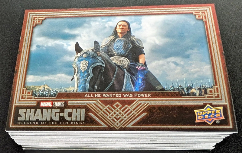 2022 Upper Deck Marvel Shang-Chi Complete 50 Card Base Set - Marvel Card Single