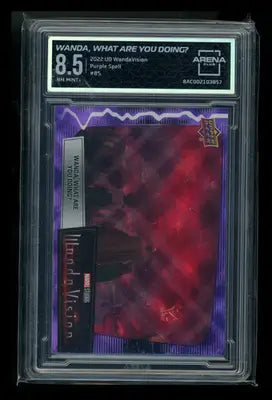2022 Upper Deck WandaVision Purple Spell #85 Arena Club 8.5 - Non-Sports Card Single