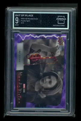 2022 Upper Deck WandaVision Purple Spell Wanda Maximoff #13 Arena Club 9 - Marvel Card Single