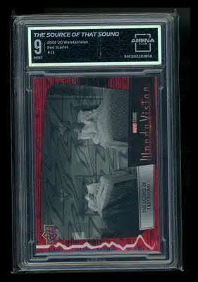 2022 Upper Deck WandaVision Red Scarlet #11 Arena Club 9 - Marvel Card Single