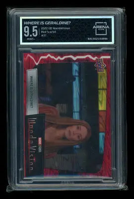2022 Upper Deck WandaVision Red Scarlet Wanda Maximoff #37 Arena Club 9.5 - Non-Sports Card Single