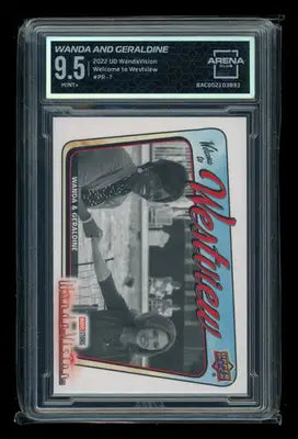 2022 Upper Deck WandaVision Welcome to Westview Wanda Geraldine #PR-7 AC 9.5 - Marvel Card Single