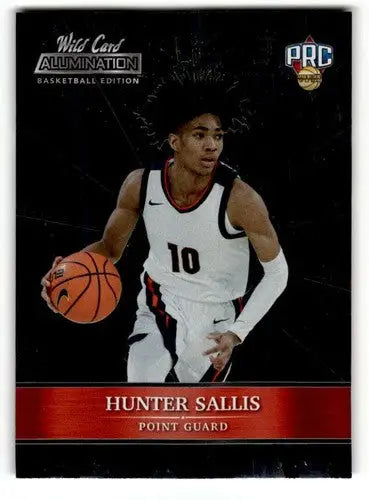 2022 Wild Card Alumination #ABC-27 Hunter Sallis Basketball Cards N ID:62444 - Basketball Card Single