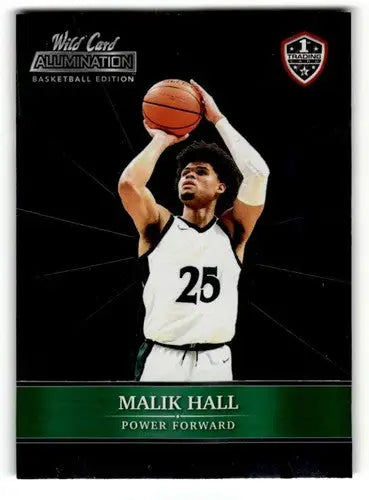 2022 Wild Card Alumination #ABC-57 Malik Hall Basketball Cards NM-M ID:62449 - Basketball Card Single