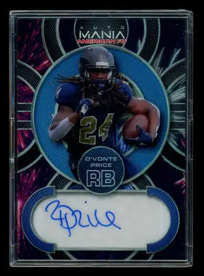 2022 Wild Card Mania American FB D’Vonte Price #AMA-C22 3/10 Football
