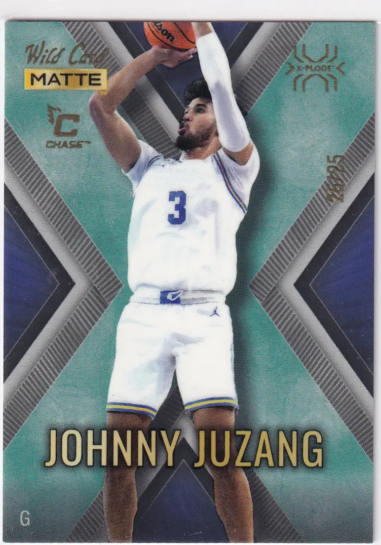 2022 WILD CARD #MXP-22 JOHNNY JUZANG 25/25- MINNESOTA TIMBERWOLVES - Basketball Card Single
