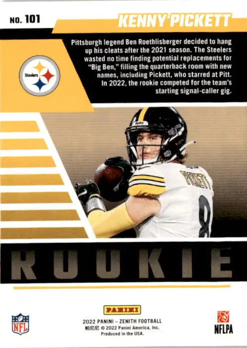 2022 Zenith #101 Kenny Pickett Retail - Football Card Single