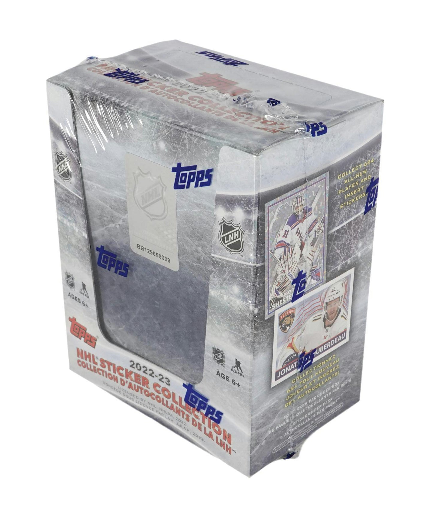 2022/23 Topps NHL Hockey Sticker Collection 50-Pack Box | Columbia Sports Cards