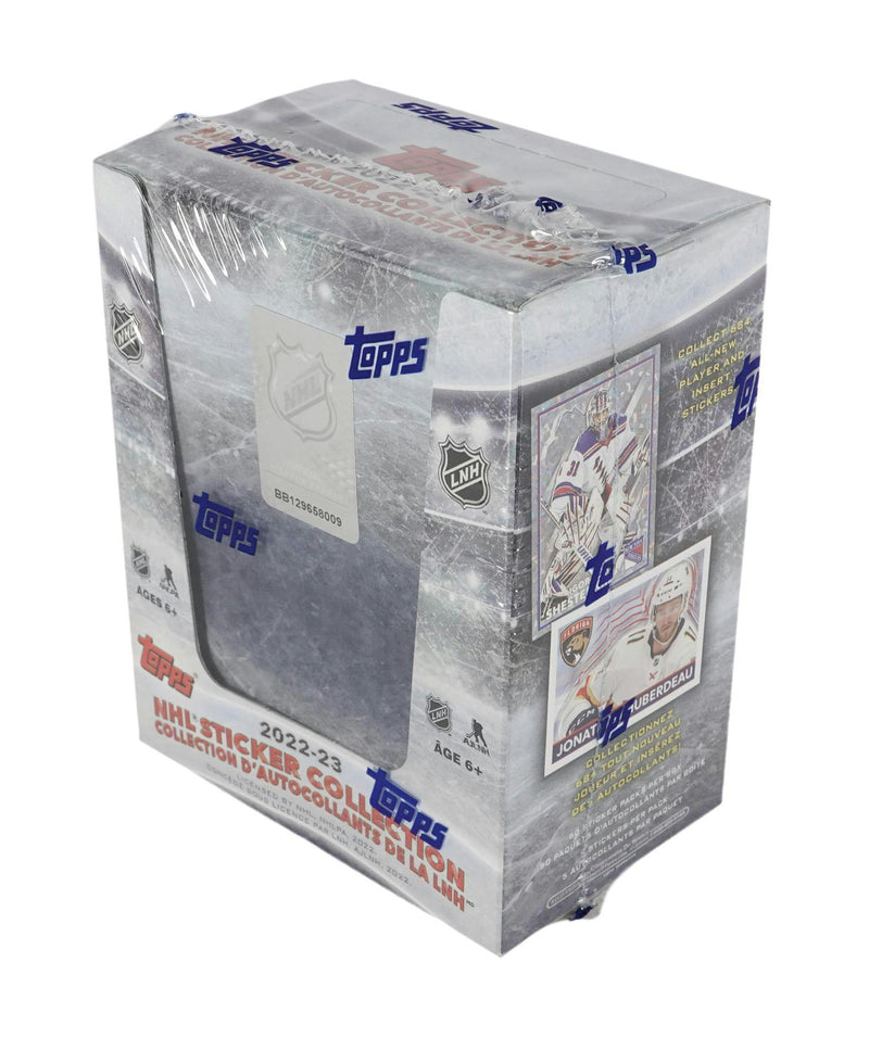 2022/23 Topps NHL Hockey Sticker Collection 50-Pack Box | Columbia Sports Cards