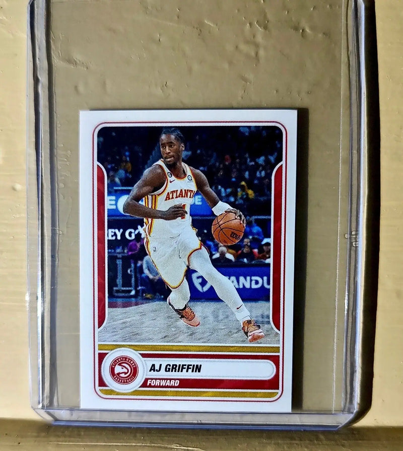 2023-24 AJ Griffin Panini NBA Basketball #108 Sticker Atlanta Hawks - Basketball Card Single